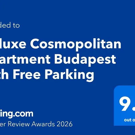 Deluxe Cosmopolitan With Free Parking * Budapest